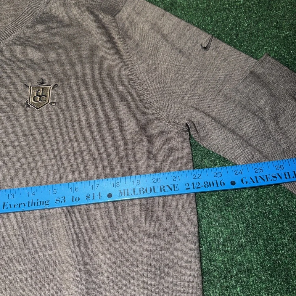 Nike Golf V-Neck Pullover Sweater, Wool-Acrylic Blend, Size XL R5